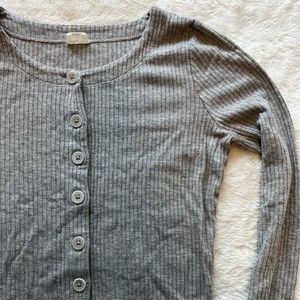 XS Wilfred Free Grey Longsleeve Sweater